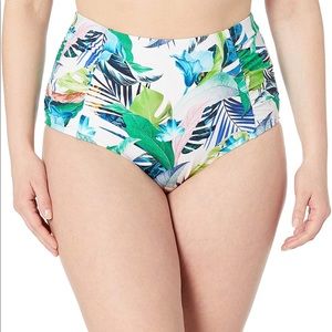 High Waist Swim Bottoms PLUS SIZE 20W NWT Floral Resortwear